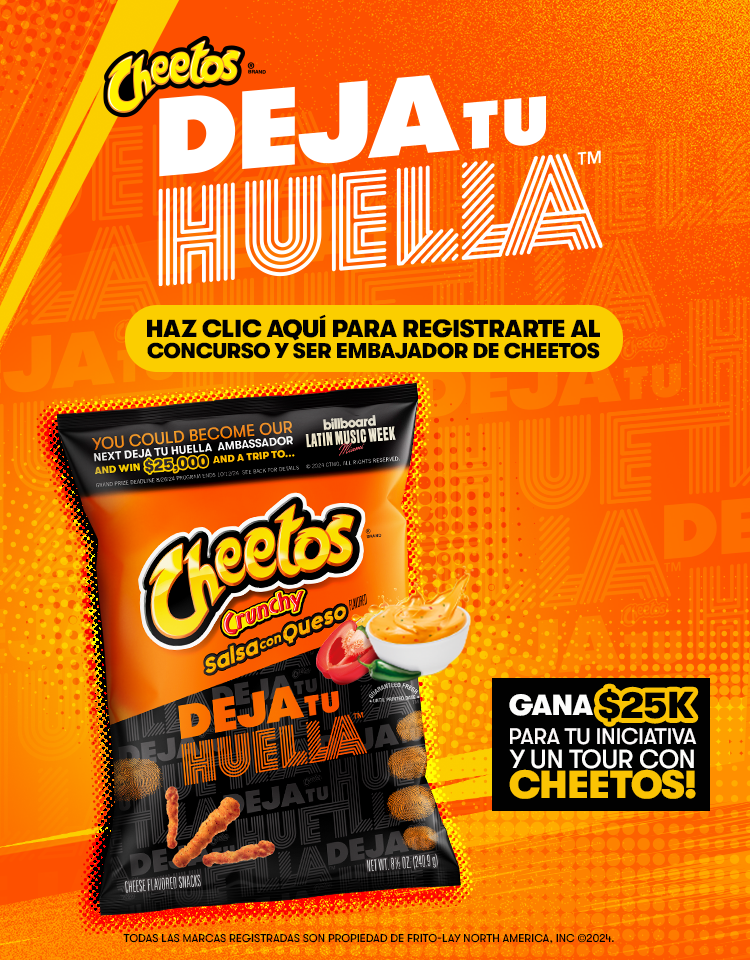 CHEETOS® Deja Tu Huella Embajadores Contest 2024 Cheetos